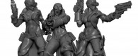 Gang War: Apokalypse Miniaturen Mit Gang War ist einer der ersten Hersteller über Shapeways an den Markt gegangen.