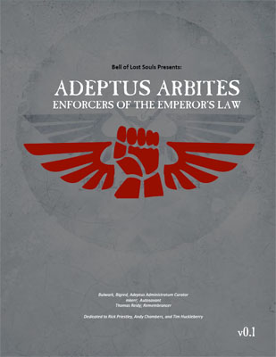 Bell of Lost Souls - Adeptus Arbites Mini Codex