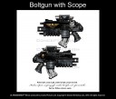 Warhammer 40.000 - Ultramarines Movie BoltGun with Scope