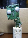 Green Eyed Miniatures - Dwarf Rocket Standardbearer