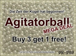 Agitatorballs Sonderangebot buy 3 get 1 free