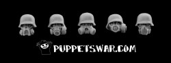 Puppetswar - Toxic Masks with Helmets
