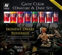 Vallejo - Game Color Miniatur & Paint Set Ironfist Dwarf Berserker