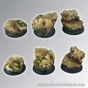 Scibor_Ancient Ruine Base 30mm rund set 2