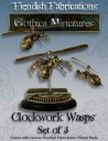 Fiendish Fabrications - Clockwork Wasp x3