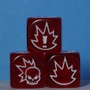 Gaspez-Arts - Fantasy Football - Dice, red