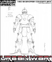 Urban War - Neo-Iskandrian Battlesuit back