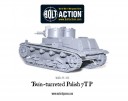 Bolt Action - polnischer 7TP Tank mit 2 Türmen back