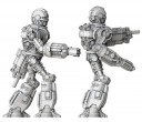 Dominion of Canada - Steele Class Robot with Rocket arm (left) and Flamethrower arm (right)