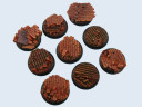 Old Factory Bases, WRound 30mm (5)