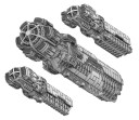 Falcata Class Cruiser, Falx Class Battleship and Kopis Class Heavy Cruiser