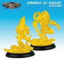 Dragyri Fire Caste Embers (Clear Yellow Resin)