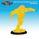 Dragyri Fire Caste Greater Fire Elemental (Clear Yellow Resin)