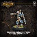 Commander Dalin Sturgis — Cygnar Warcaster Exclusive Alternate Sculpt