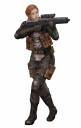 Icarus Miniatures CONCEPT ART PREVIEW Female Alliance Trooper