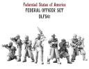 Spartan Games_Dystopian Legions   Federated States of America Infantry Officer Set