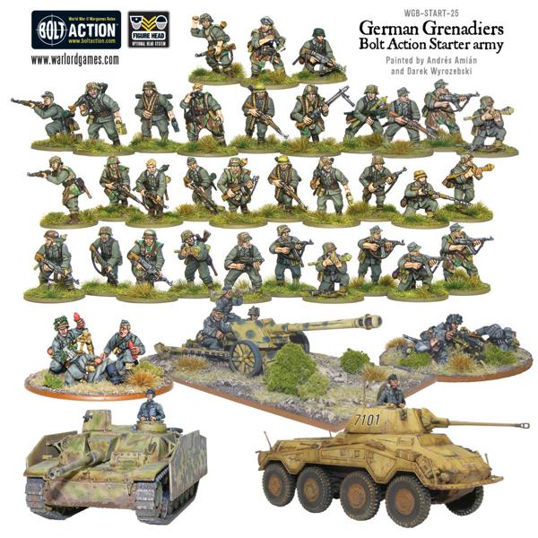 Bolt Action Ww2 German Grenadiers Starter Army Warlord Games for sale online 
