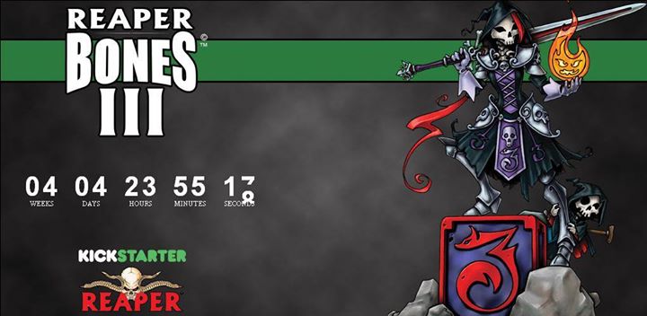 3 X HORDLINGS - Reaper Bones Miniatura 25mm Per Giochi Di Ruolo E Guerra - Non Verniciata (77335)