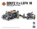 Brickmania_SDKFZ 11 + LEFH BATTLE PACK 1