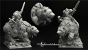 Scibor_28mm:30mm Dwarf Lord on War Bear 2