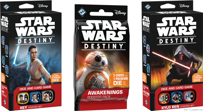 for sale online Awakenings Booster Pack 5 Cards per Pack Fantasy Flight Games Star Wars: Destiny 