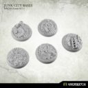 Kromlech_Junk City Bases - round 32mm Set 1