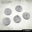 Kromlech_Junk City Bases - round 32mm Set 2