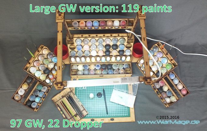 Portable Paint Station - take paints, minis & tools with you by War Mage  Games — Kickstarter