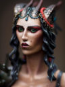 DSM_Dark_Sword_Miniatures_DiTerlizzi_Masterworks_Land_Shark_Tiefling_Bust_15