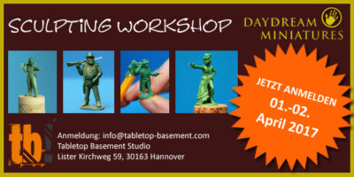 TB Tabletop Basement Modellierworkshop Flyer Kopie