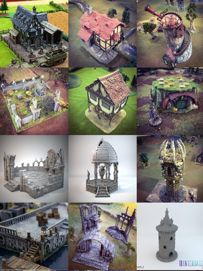 Printable Scenery Time Warp Kickstarter das