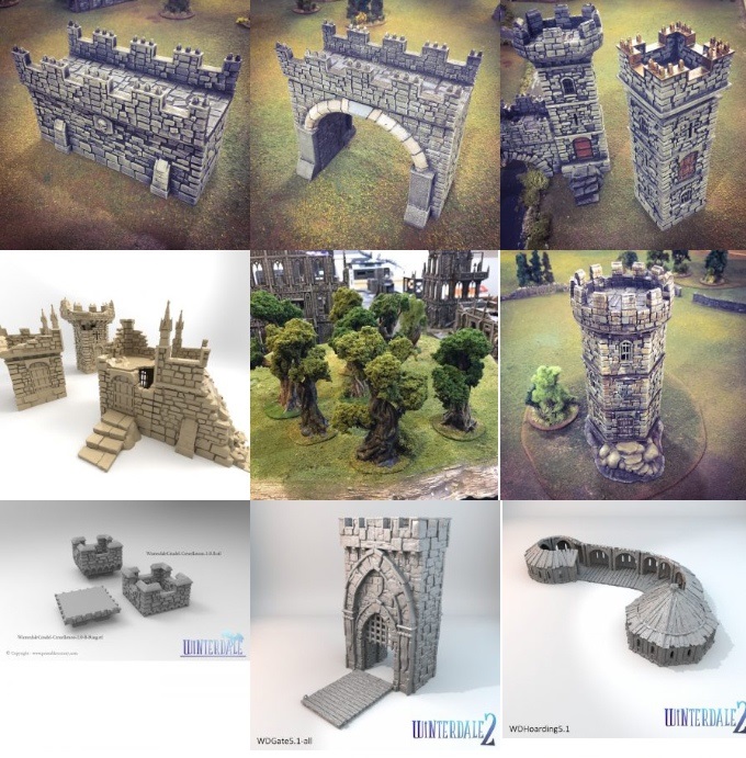 Printable Scenery: Time Warp Kickstarter Brückenkopf Online com das
