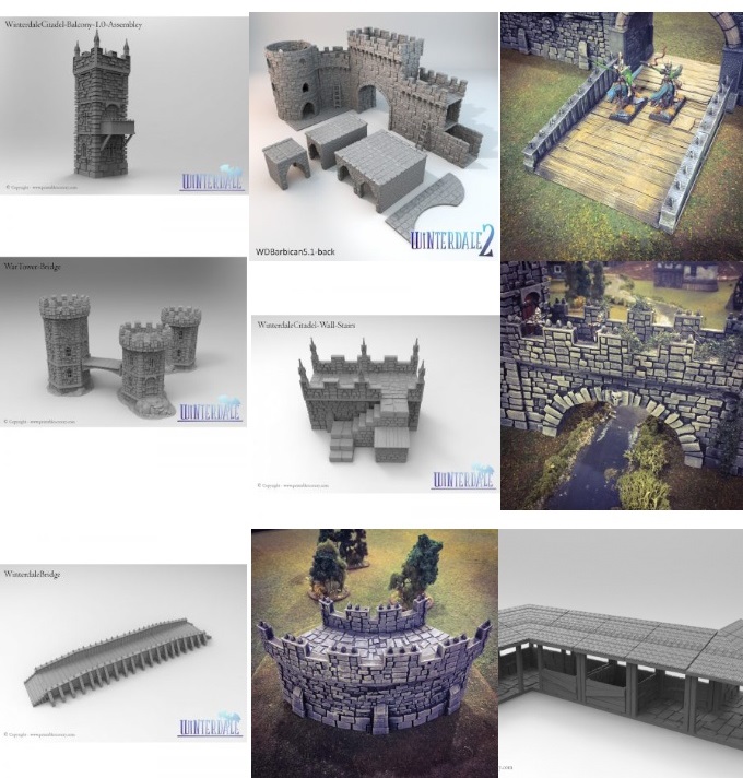 Printable Scenery: Time Warp Kickstarter Brückenkopf Online com das