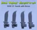 MRM_Mad_Robot_Miniatures_Waffenhände_Power_Mauls_Knives_Auto_Pistols_5