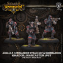 PiP Warmachine Assault Kommander Strakhov & Kommandos