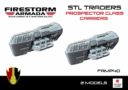 Spartan Games_Firestorm Armada STL Traders Prospector Class Carrier