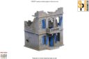 Sarissa Precision_House - Two Storey - Destroyed - 20mm 1