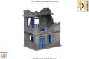 Sarissa Precision_House - Two Storey - Destroyed - 20mm 2