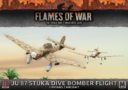 Battlefront Miniatures_Flames of War Ju 87 Stuka Dive Bomber Flight 1