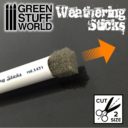 GSW 3 Weathering Sticks Foam Sponge Brushes 15mm