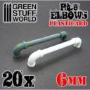 GSW Plasticard Pipe Elbows 6mm 01