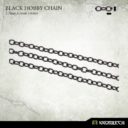 Kromlech Black Hobby Chain 2,5mm X 2mm (1 Meter)