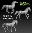 Mad Robot Miniatures Horse Render Preview