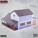 Plast Craft 1suburban Blue House