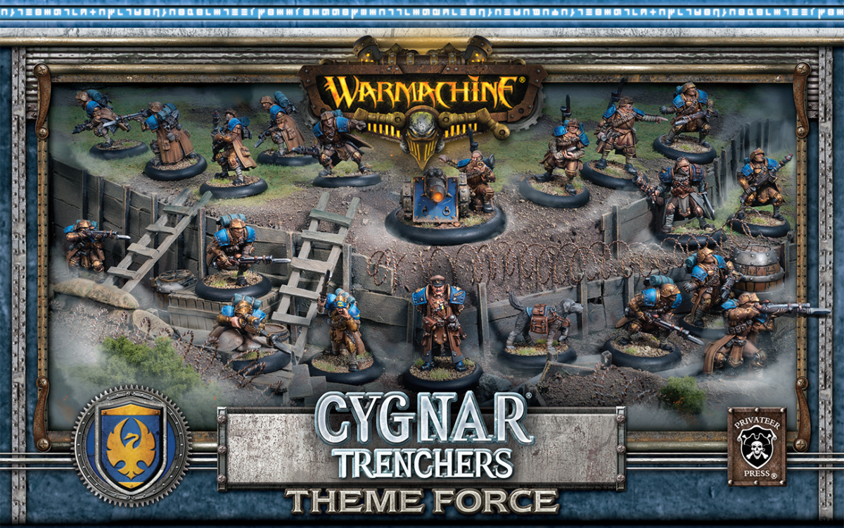 Warmachine: Cygnar Trenchers Theme Force – Brückenkopf-Online.com – das ...