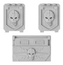 Forge World Warhammer 40.000 IRON WARRIORS RHINO DOORS AND FRONTPLATE 2