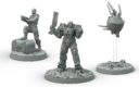 Modiphius Entertainment FALLOUT WASTELAND WARFARE BROTHERHOOD OF STEEL KNIGHT CAPTAIN CADE AND PALADIN DANSE