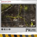 PWork Wargames Wargames Terrain Mat Lifeless Land 5