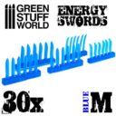 Green Stuff World BLUE Energy Swords Size M 1