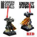 Green Stuff World RED Energy Swords Size M 2